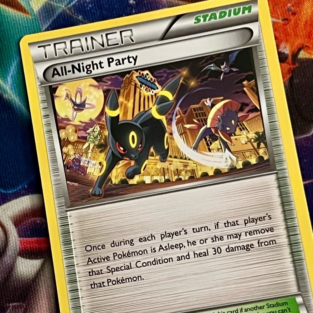Pokemon TCG All Night Party card XY Breakpoint 2016